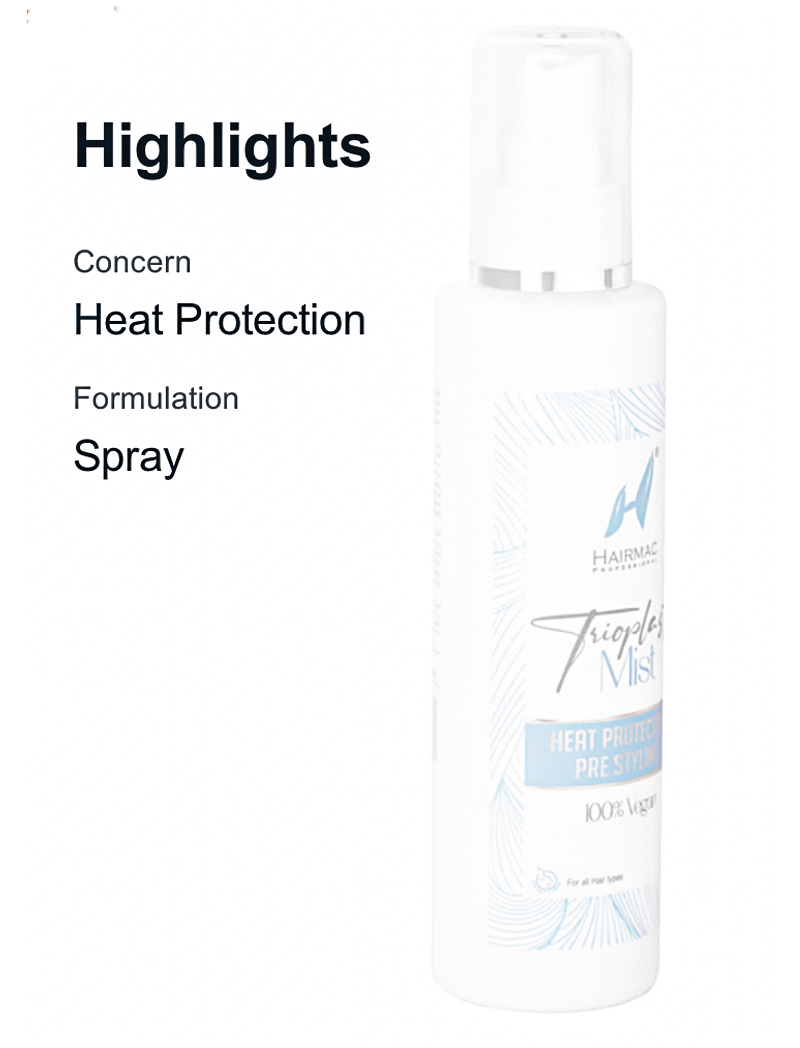 HAIRMAC TRIPLAST MIST HEAT PROTECTION SPRAY - Image 3