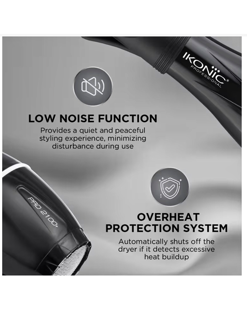 IKONIC Professional Pro 2100+ Hair Dryer - Image 4