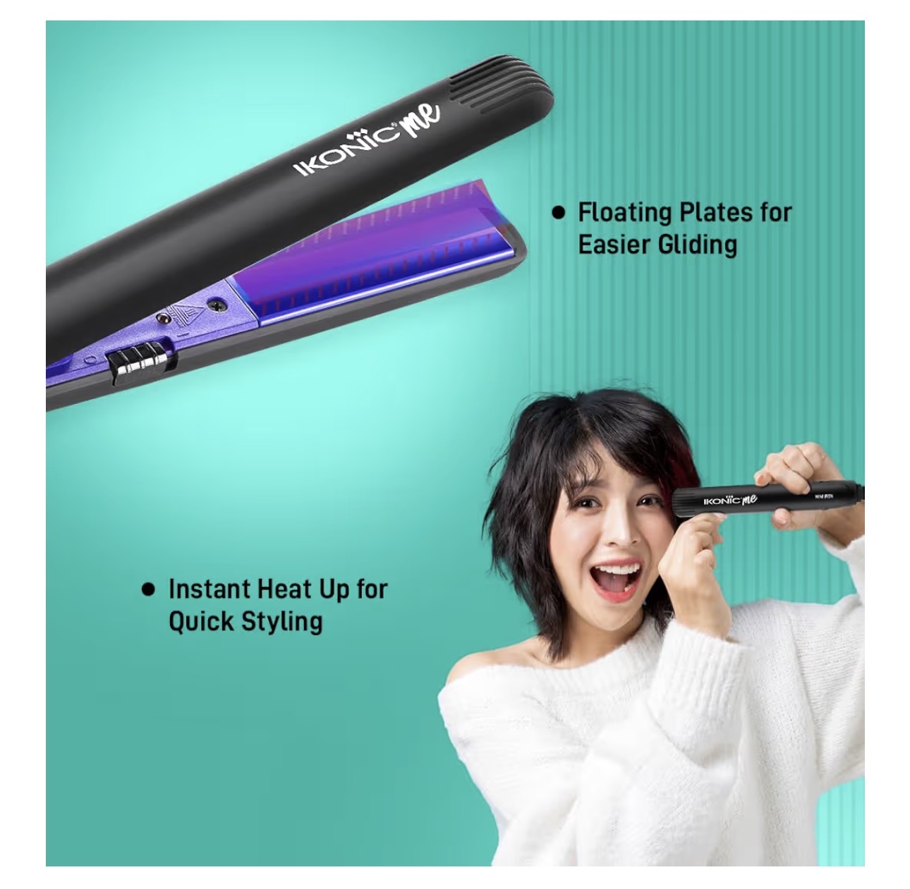 IKONIC Mini Hair Straightener - Image 3